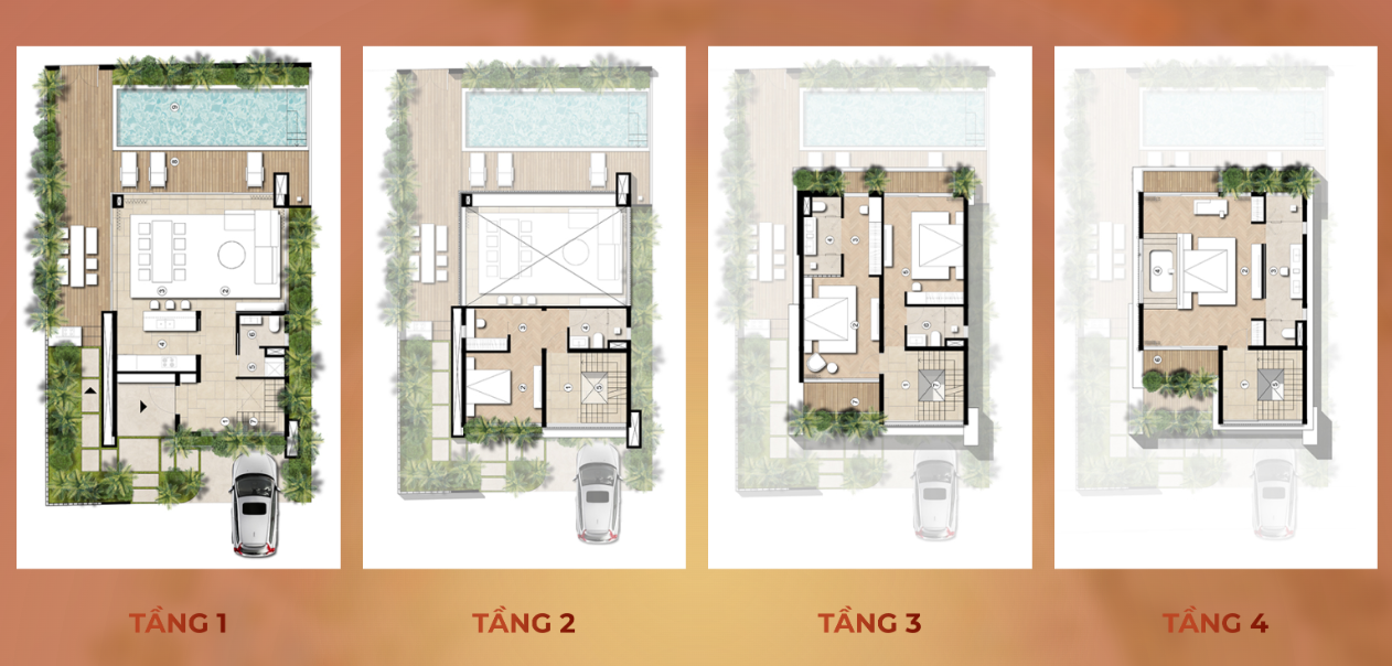 mặt bằng oceanview villa